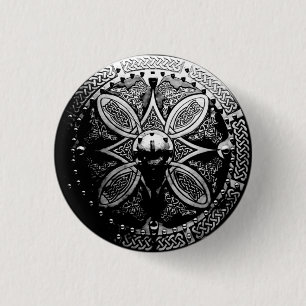 Brosche Targe Button