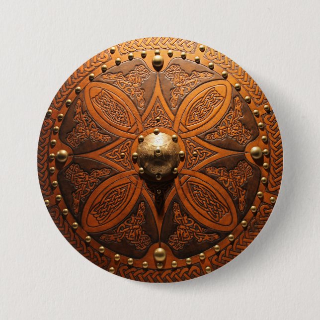 Brosche Targe Pinn Button (Vorderseite)