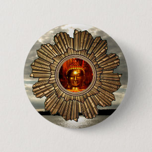 Brosche Zeitalter-Buddhas Sun Button