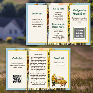 Broschüre Flyer für landwirtschaftliche Kleinbetri