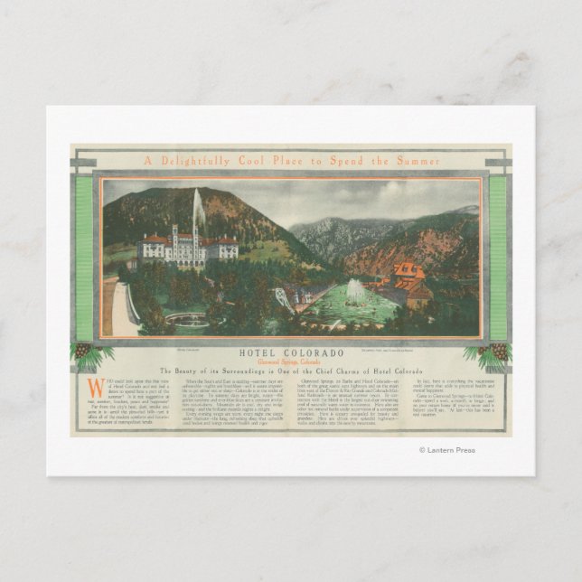Broschüre Hotel Colorado Postkarte (Vorderseite)