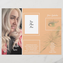 Broschüre "Modernes Eyelash Services"-Flyer