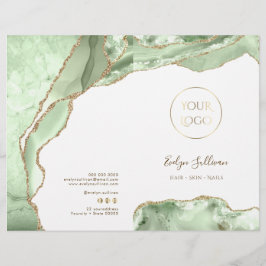 Broschüre über das Service-Menü "Jade Green Age"