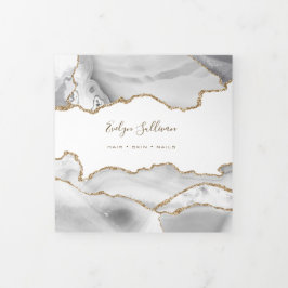 Broschüre White Agate Trifold