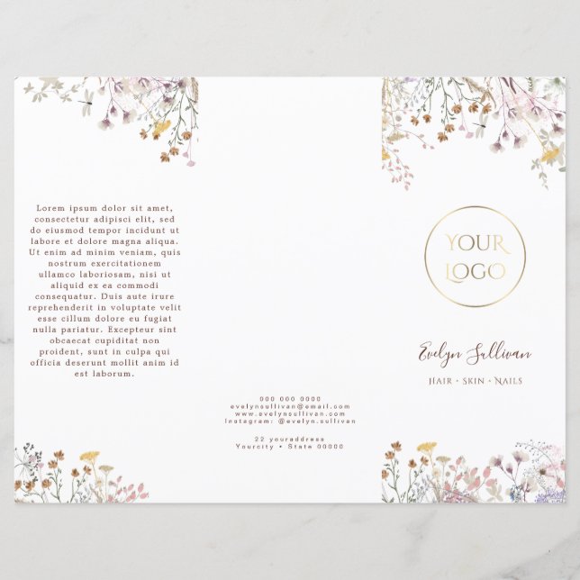 Broschüre Wildblumen (Vorderseite)