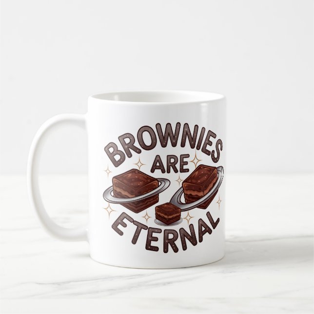 Broschüren sind ewiges Design für Schokoladenliebh Kaffeetasse (Links)