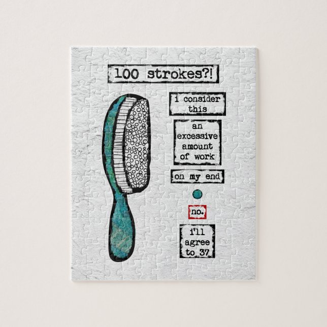Brosse à cheveux Contrat Jigsaw Puzzle - Beauté am (Vertical)