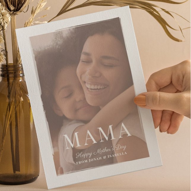 Brosse la carte de la fête des mères de maman (Créateur téléchargé)