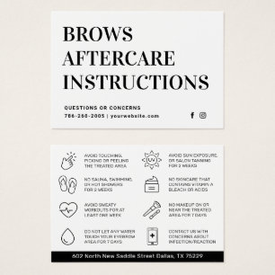Brosses modernes - Fiche d'instructions sur le sou