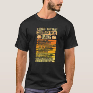 Brot Backbäckerei Feinschmecker Handgebackenes Bro T-Shirt