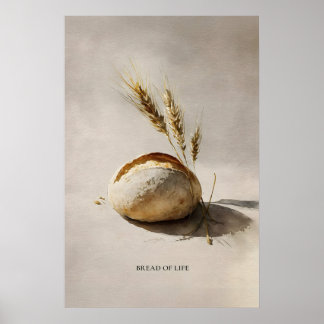 Brot des Lebens Christliche Druckbare Wandkunst Poster