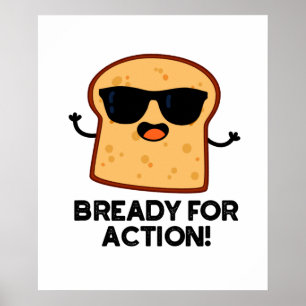 Brot für Aktion Lustiger Brot-Wortwitz Poster