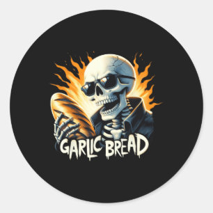 Brot Halloween Skeleton Bäckerei Baker Brot Lover Runder Aufkleber