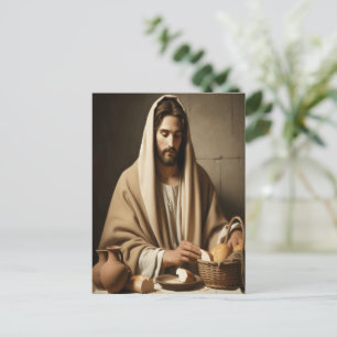 Brot: Jesus’ heiliger Moment Postkarte