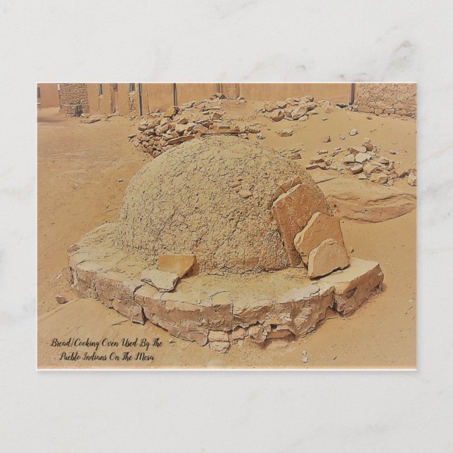 Brot/Kochofen auf dem Mesa NM Postkarte (Vorderseite)