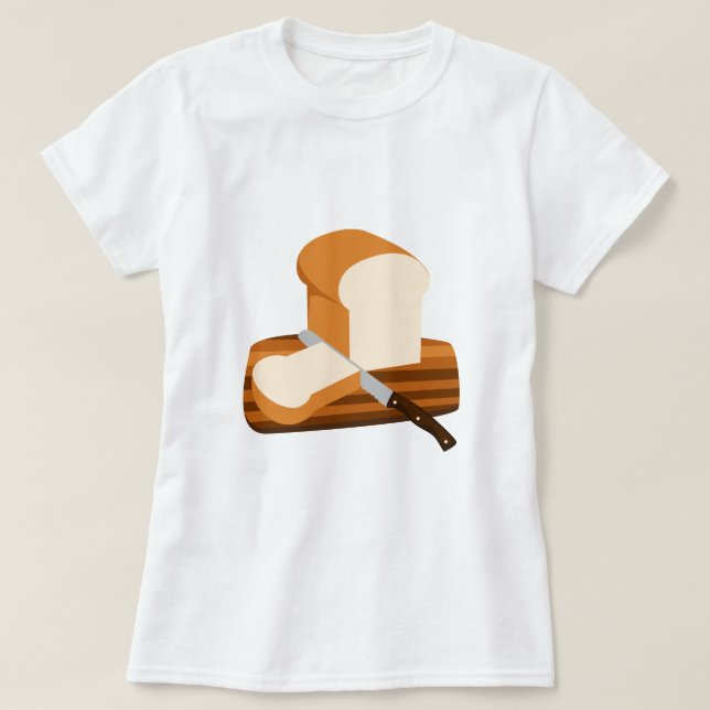 Brot-Laib T-Shirt (Design vorne)