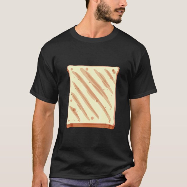 Brot Toast Toast und Brot Halloween C T-Shirt (Vorderseite)