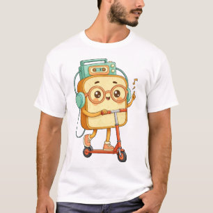 Brot Tony - süßes Scooter T-Shirt