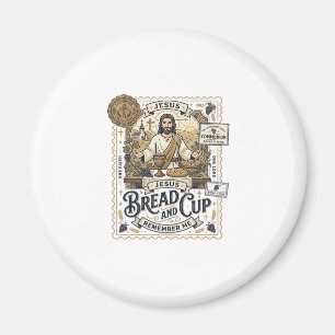 Brot und Kelch Jesus Kommunion Christlicher Glaube Magnet