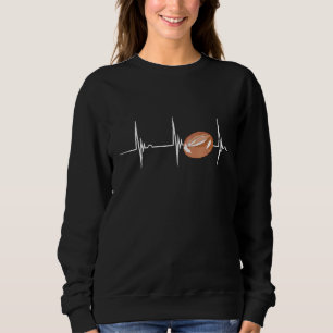 Brotbacken Heartbeat Ekg Pulsbacken Koch Sweatshirt