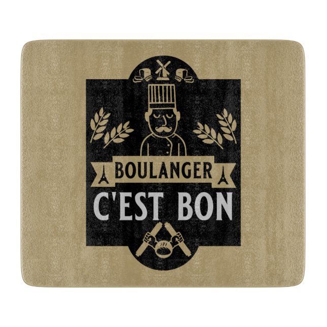 Brotbacken Schneidebrett (Vorderseite)