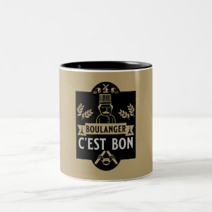 Brotbacken Zweifarbige Tasse