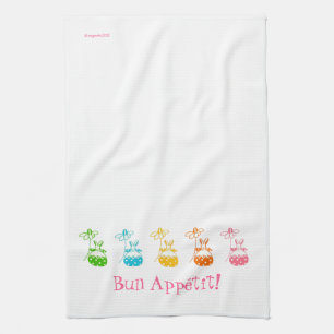Brötchen Appétit Häschentuch Küchentuch