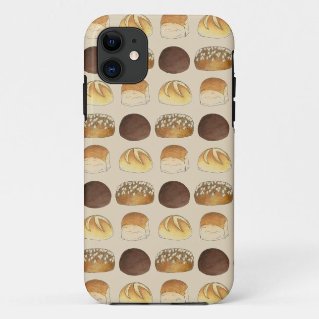 Brötchen Brötchen Bäckerei Bäckerei Koch Feinschme Case-Mate iPhone Hülle (Rückseite)