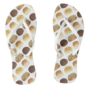 Brötchen Brötchen Bäckerei Bäckerei Koch Feinschme Flip Flops