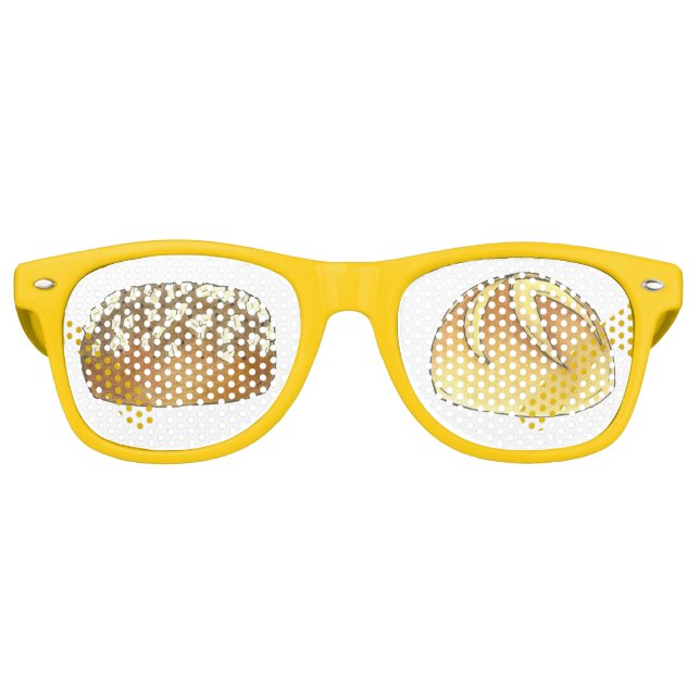 Brötchen Brötchen Bäckerei Bäckerei Koch Feinschme Partybrille (Vorderseite)
