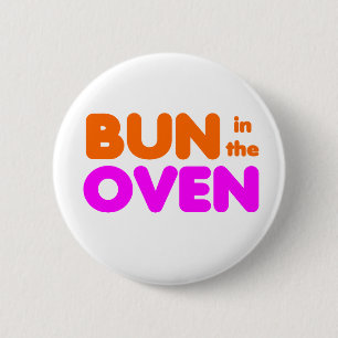 Brötchen im Ofen-Knopf Button