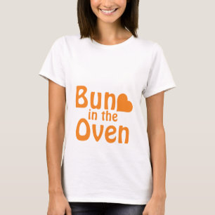 Brötchen im Ofen-Orange T-Shirt
