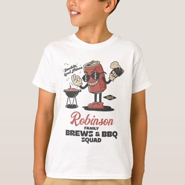 Brötchen und GRILLEN Squad Funny Barbeque Familie  T-Shirt (Vorderseite)