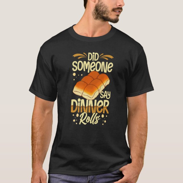 Brötchenrollen Glutenfreies Veganes Teig T-Shirt (Vorderseite)
