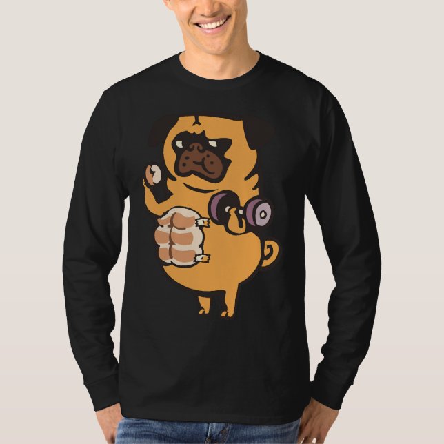 Brötchenrollen Mops Abs. Classic T - Shirt 99 (Vorderseite)