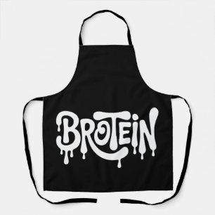 Brotein Protein Funny Bro Gym LGBTQ Gay Pride Alli Schürze