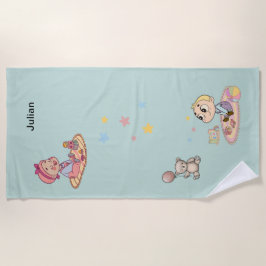 Brother and Sister Strandtuch