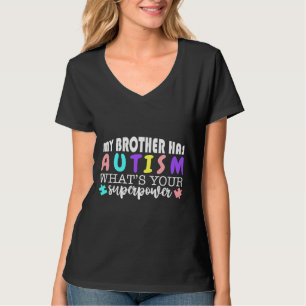 Brother Autism Awareness Theme T-Shirt