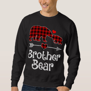 Brother Bear Christmas Pajama Red Kariert Buffalo Sweatshirt