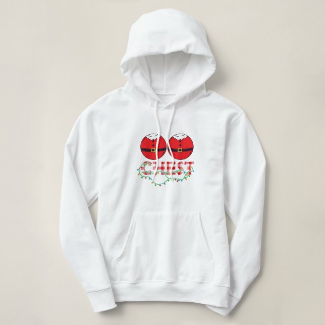 Brother Bear LGBT Weihnachtsregenbogen Pride Gay L Hoodie (Design vorne)
