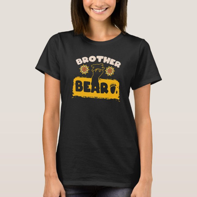 Brother Bear Siblons Schwester Bro Sis Sonnenblume T-Shirt (Vorderseite)