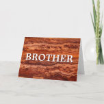 Brother Birthday Card Karte<br><div class="desc">Geburtstagskarte für einen besonderen Bruder. Diese Karte ist mit Ihrer personalisierten Nachricht im Inneren anpassbar,  indem Sie einfach den Text bearbeiten oder den Namen Ihres Bruders hinzufügen.</div>