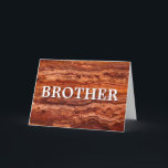 Brother Birthday Card Karte<br><div class="desc">Geburtstagskarte für einen besonderen Bruder. Diese Karte ist mit Ihrer personalisierten Nachricht im Inneren anpassbar,  indem Sie einfach den Text bearbeiten oder den Namen Ihres Bruders hinzufügen.</div>