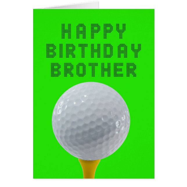 Brother Birthday Golf (Vorne)