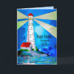 Brother Birthday Lighthouse Beacon Light of Sea Karte<br><div class="desc">Für Brother sehen Sie andere Kategorien mit den gleichen/ähnlichen Bildern für Geburtstage und andere Ausdrücke.</div>