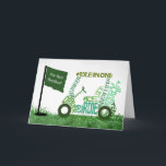 Brother Birthday Par-fect Golf Cart in Worten Karte<br><div class="desc">Diese clevere Geburtstagskarte ist perfekt für Ihren Golffällig. Sie besteht aus einem Golfwagen, der komplett aus bunten Golfbegriffen besteht, und einer Flagge mit dem Satz "Par-fect Brother!". Das helle, sportliche Design und die kreative Typografie werden jeden Lieben zum Lächeln bringen.</div>
