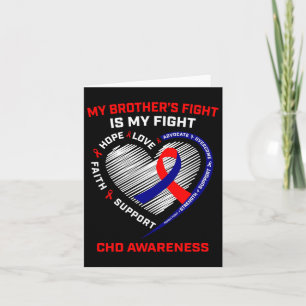 Brother Chd Awareness Month Heart Disease Graphic Karte