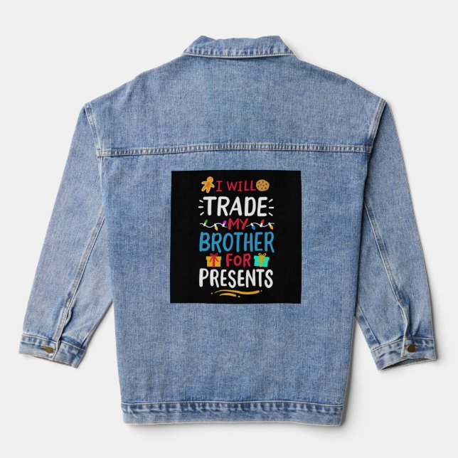Brother Christmas Jeansjacke (Rückseite)