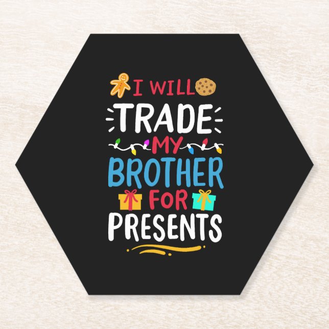 Brother Christmas Untersetzer (Vorderseite)