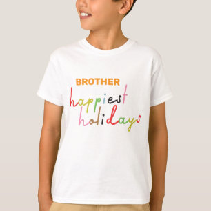 BROTHER CUSTOM Retro farbenfrohe glücklichste Feri T-Shirt